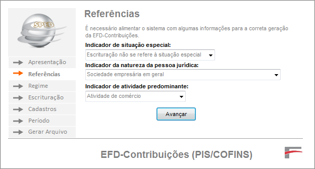 Referências do EFD-Contribuições