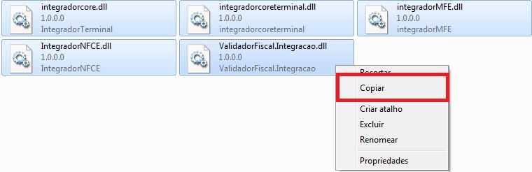 Dlls de comunicação a copiar