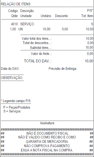 OS em mini-impressora 80 mm - parte 2