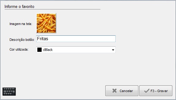 Cadastro de favoritos