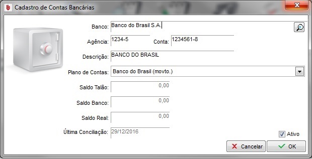 Cadastro do Banco do Brasil