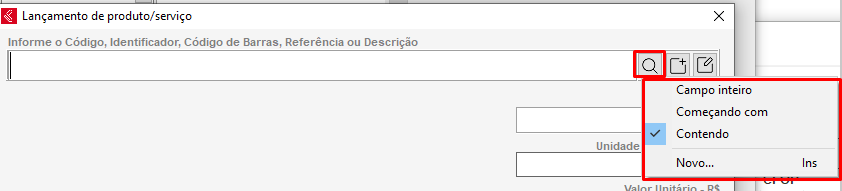 Pesquisa mantida na Nota de Compra