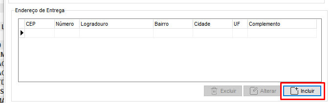 Endereço de cobrança e entrega