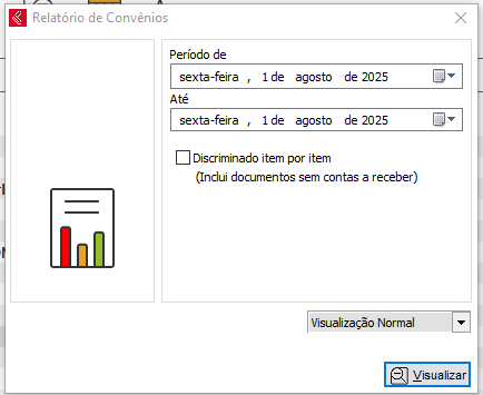 Relatório de convênios por vencimento