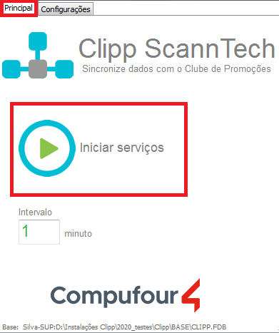 Aba Principal do ScannTech