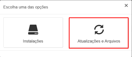 Atualizações e Arquivos
