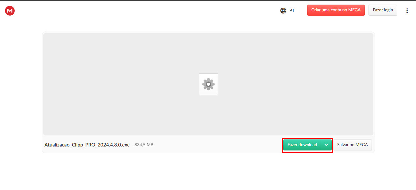 Fazer Download da atualização