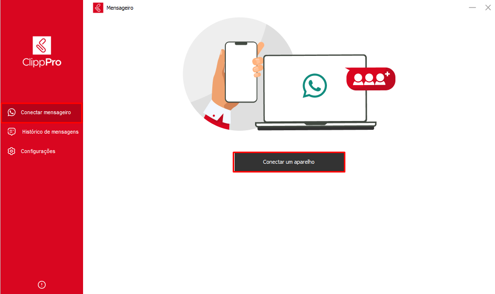 Conectar aparelho