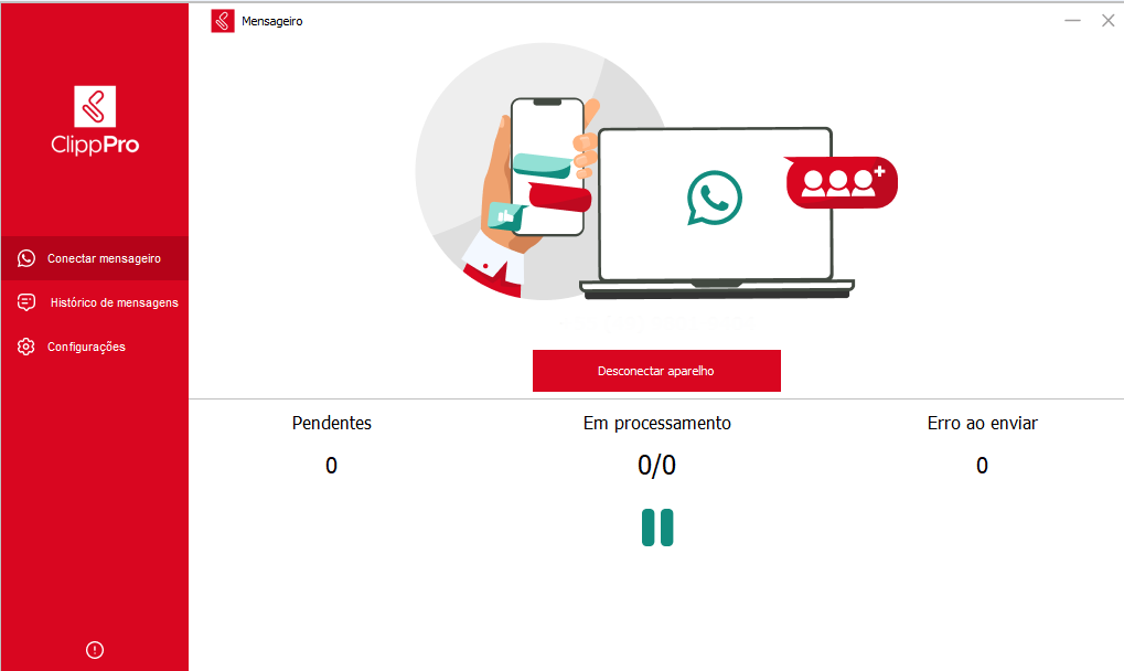 Serviço iniciado