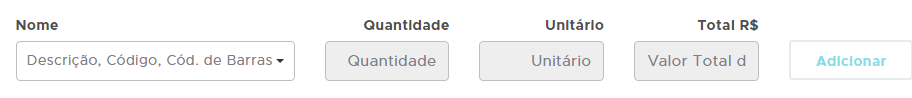 Aba Produtos