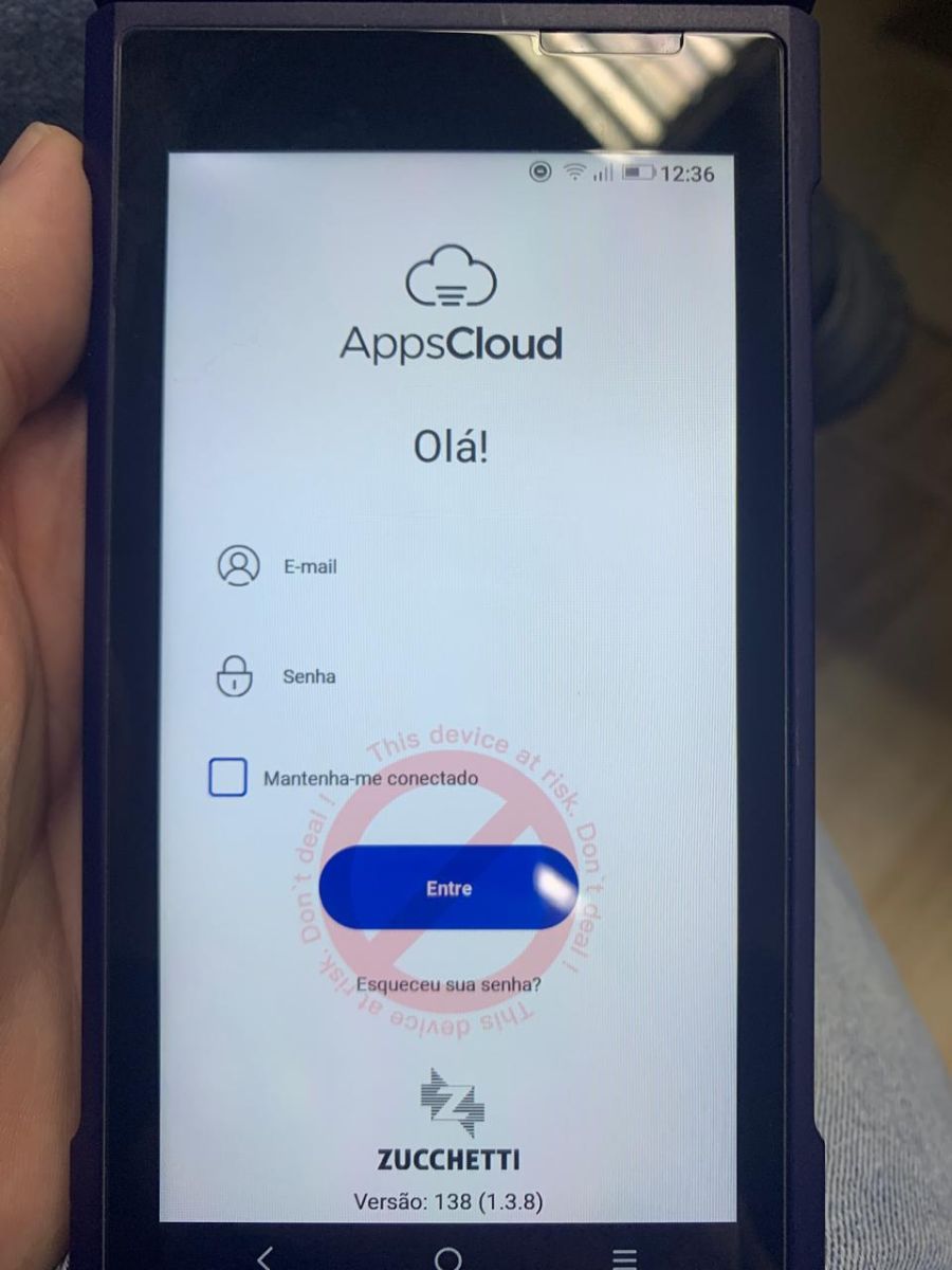 Login do AppsCloud