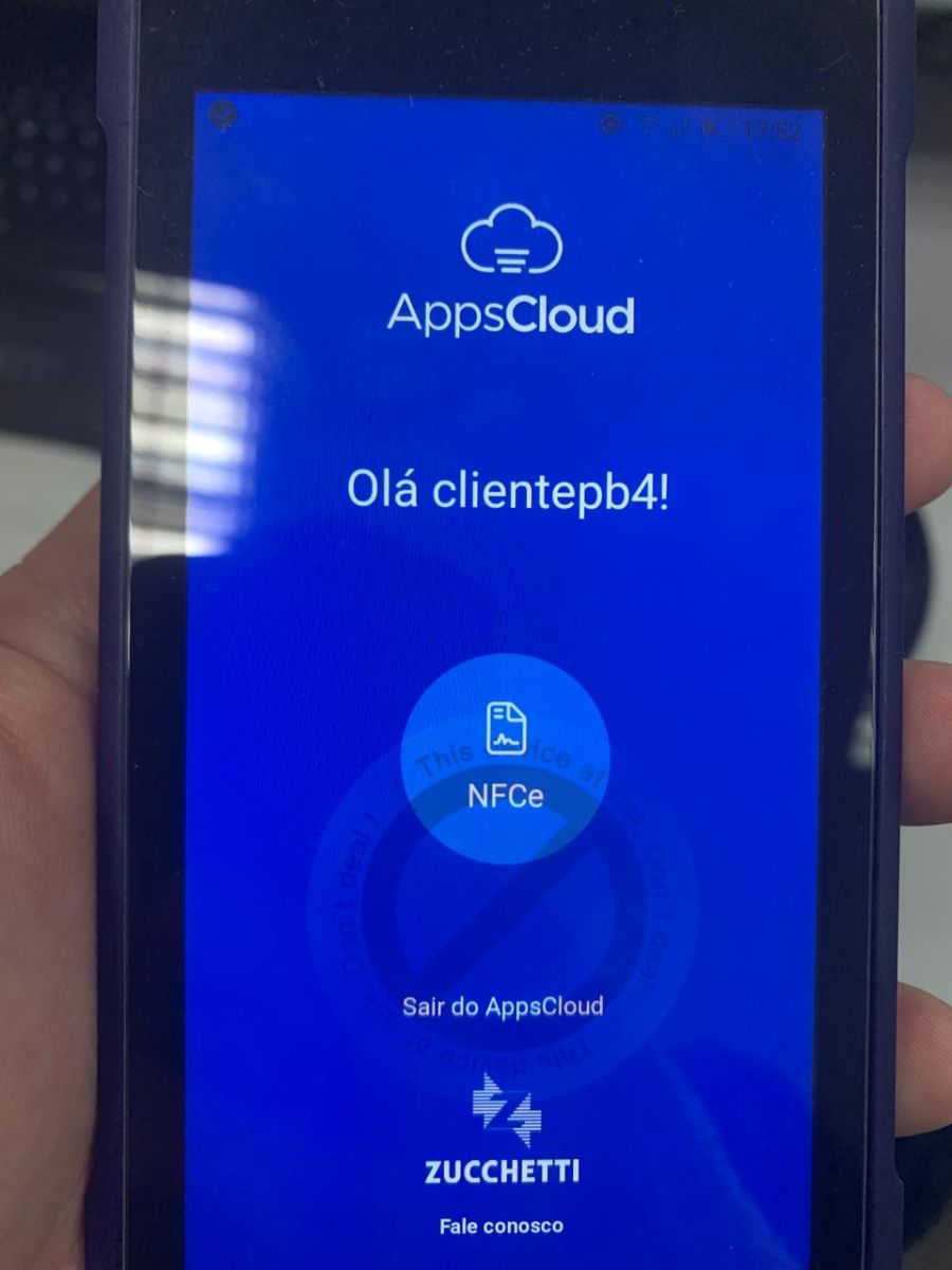 Ícone NFCe no AppsCloud