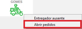 Abrir Pedidos
