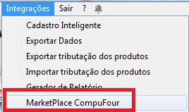 Menu Integracoes Marketplace