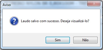 Visualizar laudo exportado