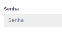 Senha do certificado e Atualizar
