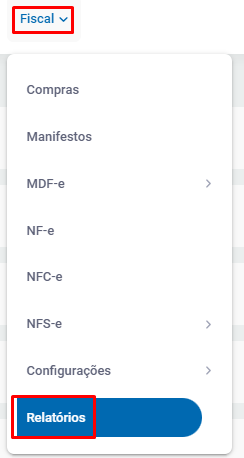 Relatórios Fiscais