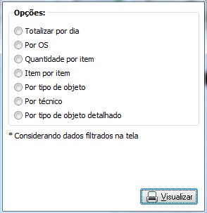 Relatório de OS - Filtro