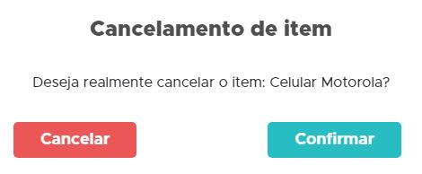 Cancelar último item (F4)