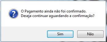Aviso de não pagamento