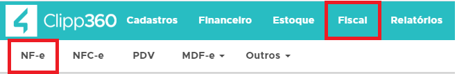 Menu Fiscal - NF-e