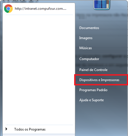 Dispositivos e Impressoras