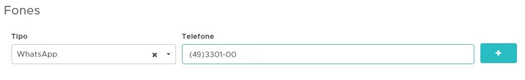 Telefone tipo Whats