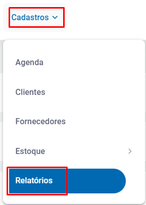 Relatórios de Cadastros