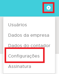 Configurações do Clipp360