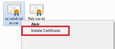 Instalar Certificado da SEFAZ/CE