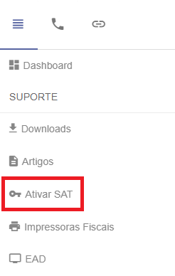Ativar SAT