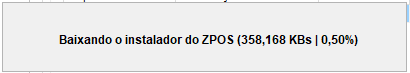 Download do Z-POS em andamento