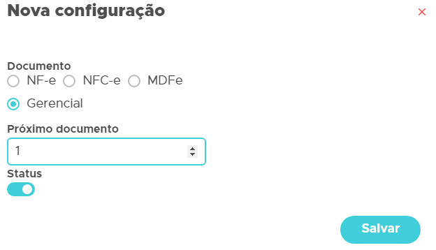 Configuracao gerencial