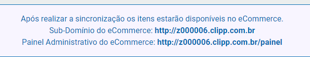 Painel Administrativo do Ecommerce