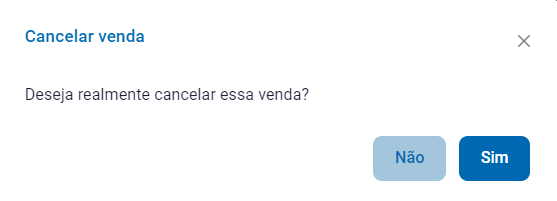 Cancelar toda a venda com F6