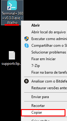 Pasta de inicialização