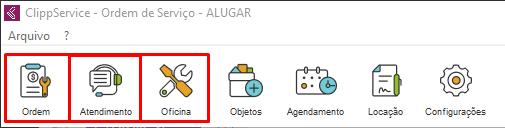 Módulos do Clipp Service
