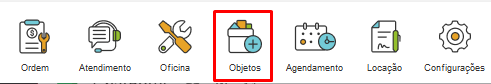 Módulo Cadastro de Objetos