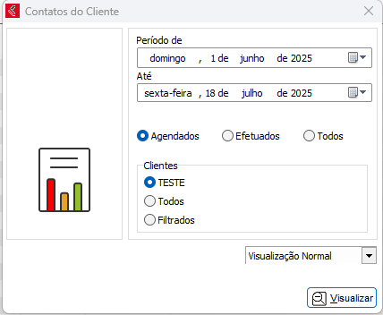 Relatório de Contatos