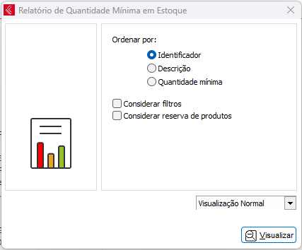 Relatório de Quantidade Mínima