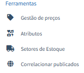 Aba Ferramentas