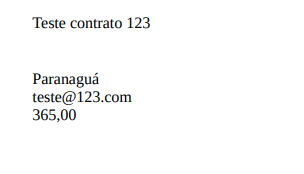 PDF do contrato preenchido
