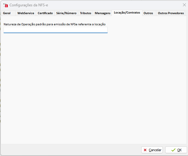 Configuração da NFS-e
