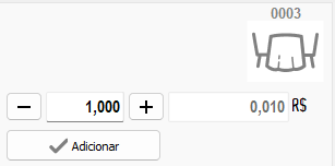 Quantidade do item