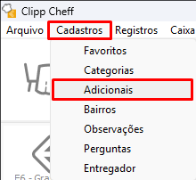 Cadastros Adicionais