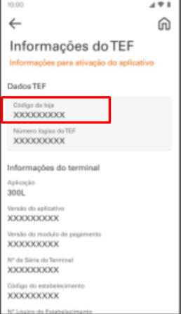 Código da Loja do m-sitef