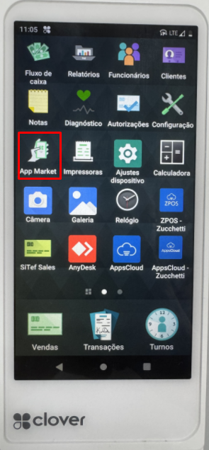 Download do ZPOS na APP MARKET