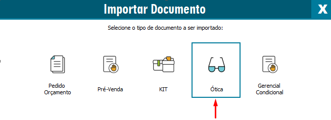 Importar receita para NFC-e e MEI