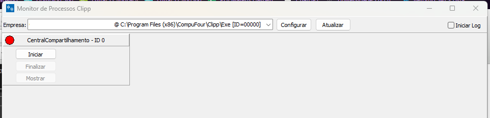 Monitor configurado