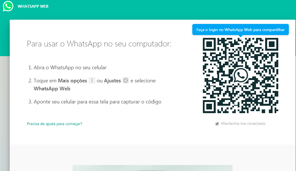 QR Code do WhatsApp Web